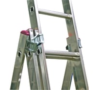 Трехсекционная алюминиевая лестница 3х8 Krause Corda 010384