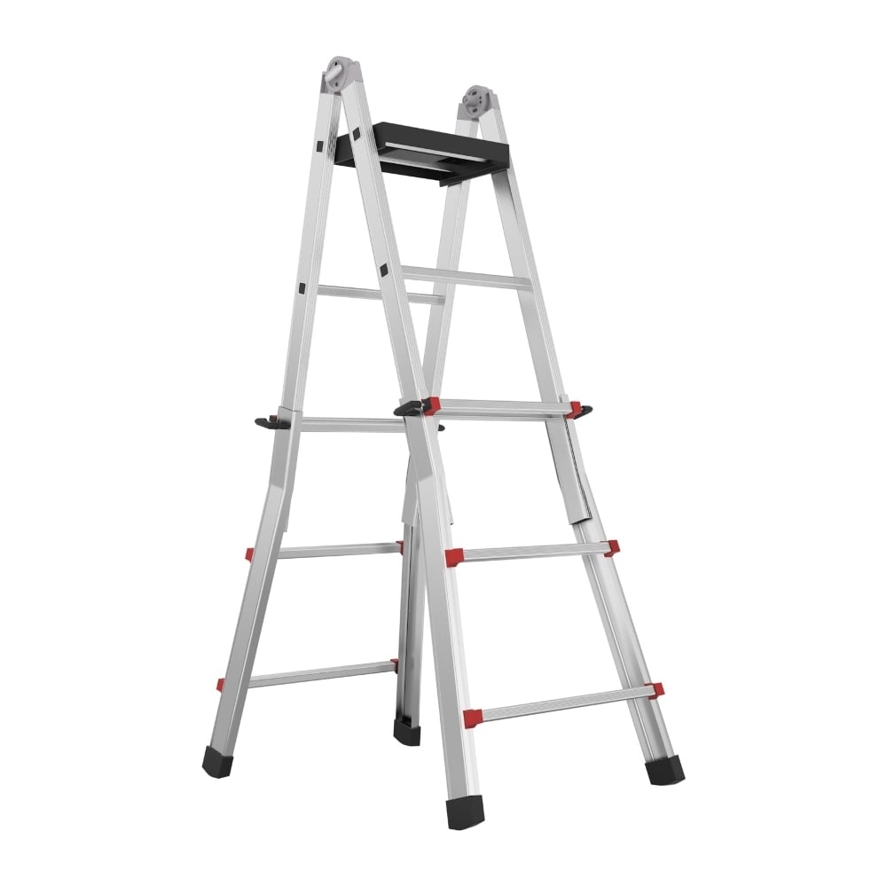 Лестница-стремянка телескопическая Svelt scalissima 6+6 ступеней ...