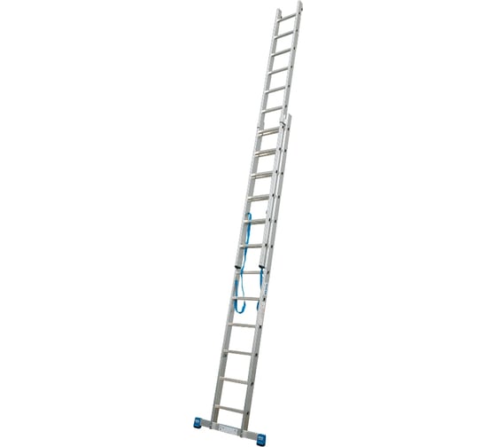 Двухсекционная алюминиевая лестница Krause STABILO 123220