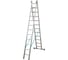 Двухсекционная алюминиевая лестница Krause STABILO 123220 2