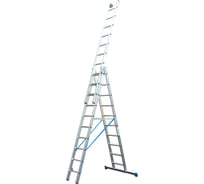Алюминиевая трехсекционная лестница Krause STABILO 123343