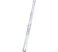 Трехсекционная лестница, выдвигаемая тросом Krause STABILO 810007