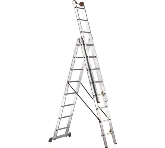 Трехсекционная лестница Svelt Euro e3 - 3x12 ступеней SCE30030