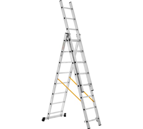 Трехсекционная лестница 8 ступеней Inforce 3x8 ЛП-03-08