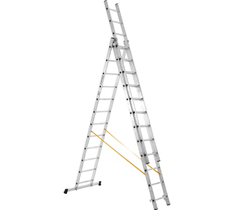 Трехсекционная лестница 12 ступеней Inforce 3x12 ЛП-03-12