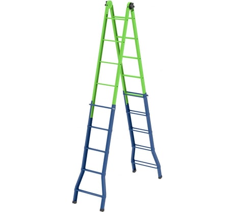 Лестница-трансформер СИБРТЕХ 148см-44см/220см-448см 97892