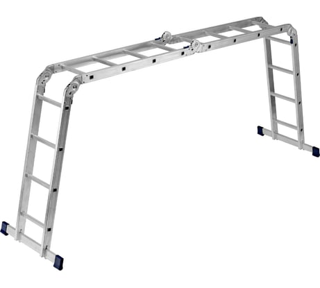 Шарнирная алюминиевая лестница СИБРТЕХ 4х4 97882
