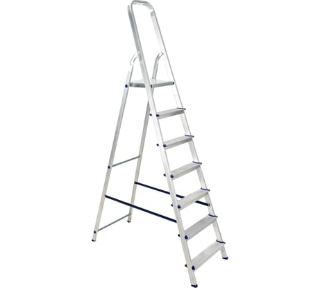 Алюминиевая стремянка СИБРТЕХ 7 ступеней 97717