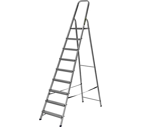 Алюминиевая стремянка СИБРТЕХ 9 ступеней 97719
