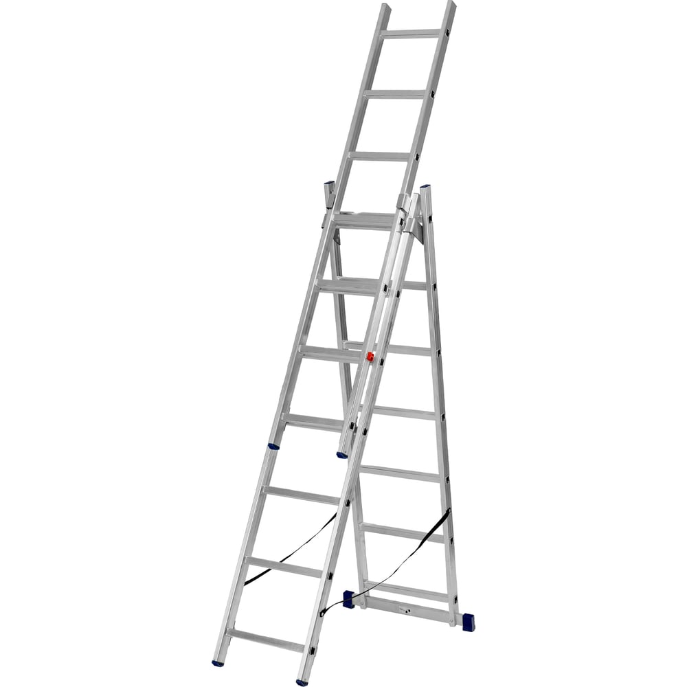 АлюминиеваятрехсекционнаялестницаPоссия3x7ступенейСИБРТЕХ97817