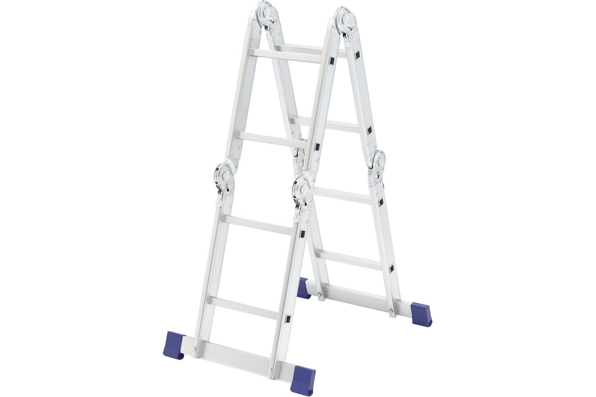 Шарнирная алюминиевая лестница СИБРТЕХ 4х2 97879 - выгодная цена ...