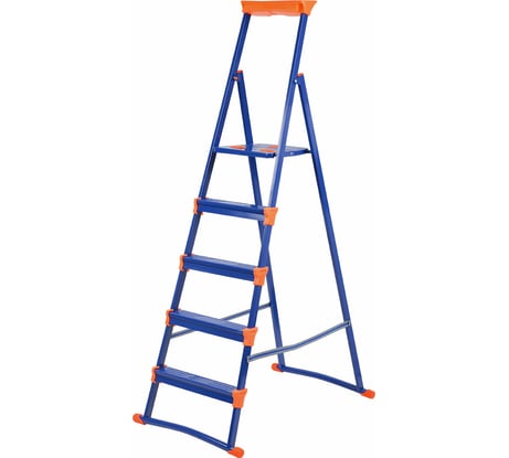 Стальная стремянка Nika 5 ступеней НИКА-СМ5+ НИКАСМ5