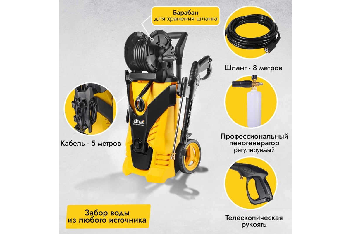 Мойка Huter W210i PROFESSIONAL 70/8/18