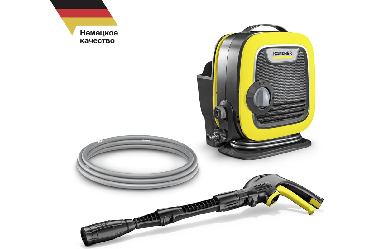 Аппарат высокого давления Karcher K Mini 1.600-054.0 - выгодная цена,  отзывы, характеристики, 1 видео, фото - купить в Москве и РФ