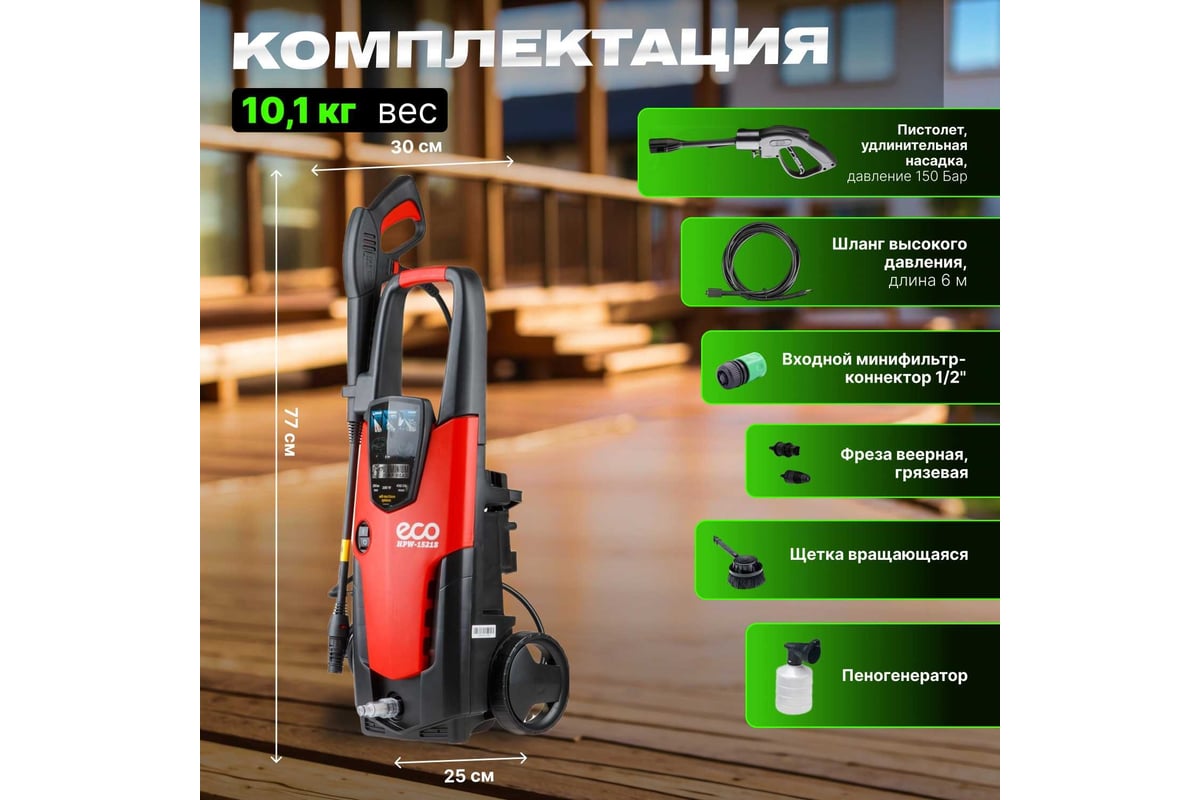 Мойка высокого давления ECO HPW1521S0001