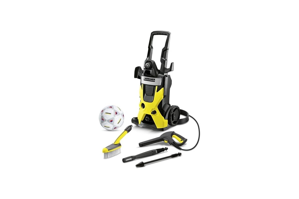 Аппарат высокого давления Karcher K 5.675 Soccer Edition Brazil 1.181-218 -  выгодная цена, отзывы, характеристики, фото - купить в Москве и РФ