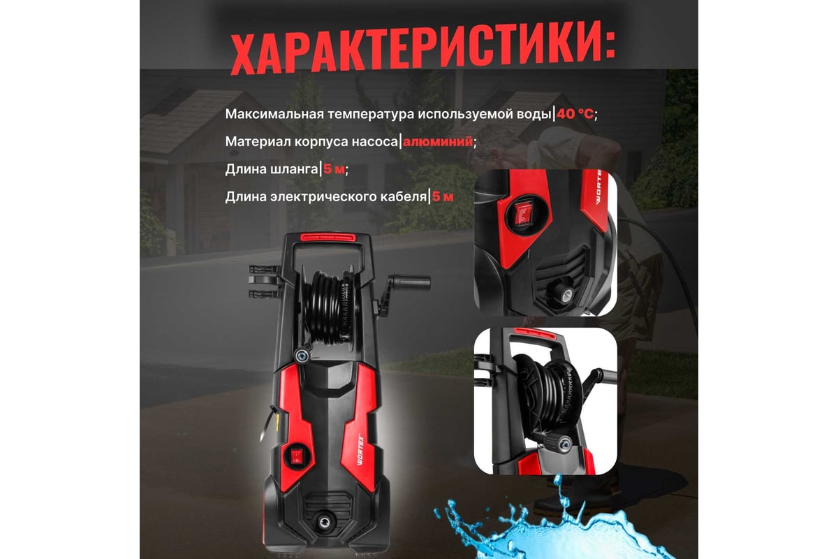 Мойка высокого давления WORTEX PW 1523-1 0318311 - выгодная цена ...