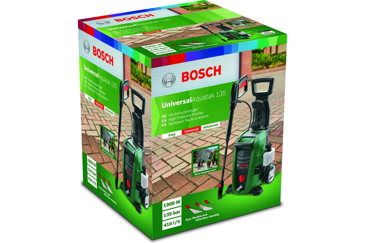 Очиститель высокого давления Bosch UniversalAquatak 135 0.600.8A7.C00 ...