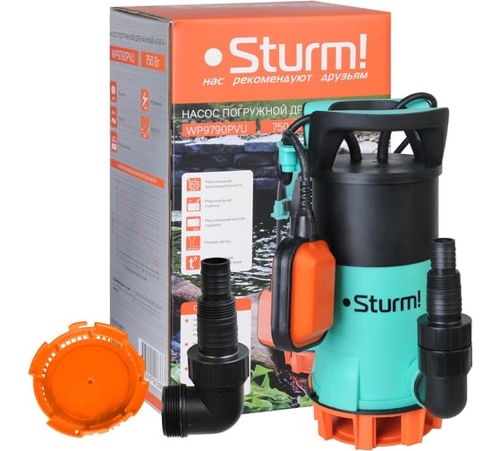 Погружной дренажный насос Sturm WP9790PVU