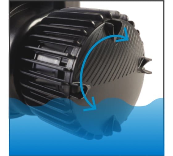 Фонтанный насос SICCE SYNCRA ADV 5.5 бесшумный экономичный насос, 5500л/ч, h=3.5м, длина шнура 10м RSYQ01F