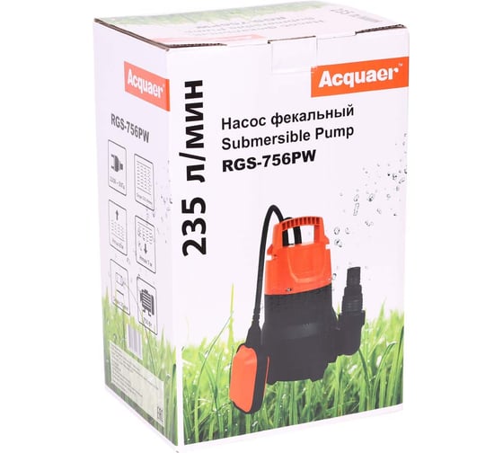 Дренажный насос Acquaer RGS-756PW 7.5.7