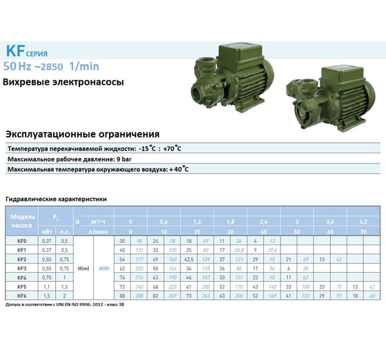 Насос SAER KF 6 230V 100548255