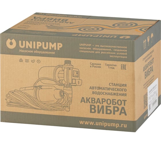 Станция автоматического водоснабжения UNIPUMP АКВАРОБОТ ВИБРА 2-10 Н 77788