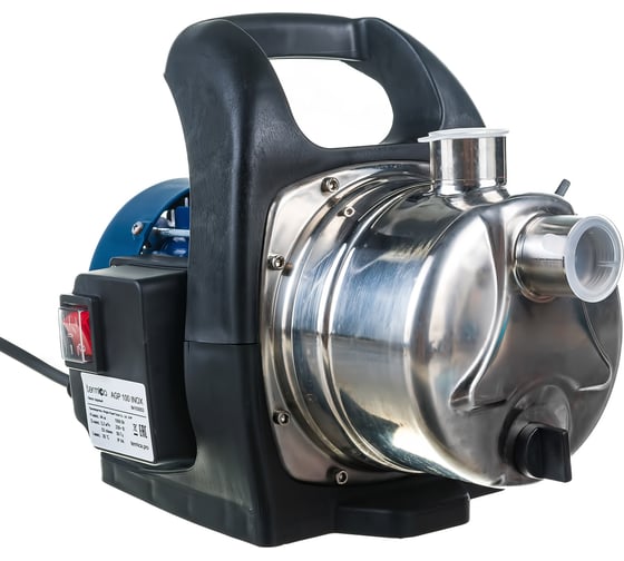 Садовый насос Termica 1000 Вт нержавеющая сталь AGP 100 INOX 84103053