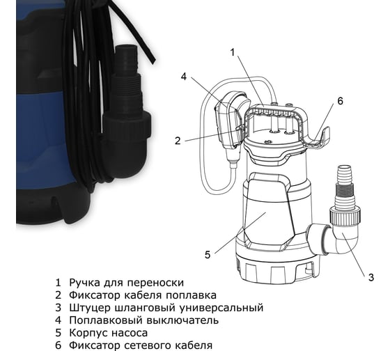 Дренажный насос Termica 550 Вт DW 550 84108083