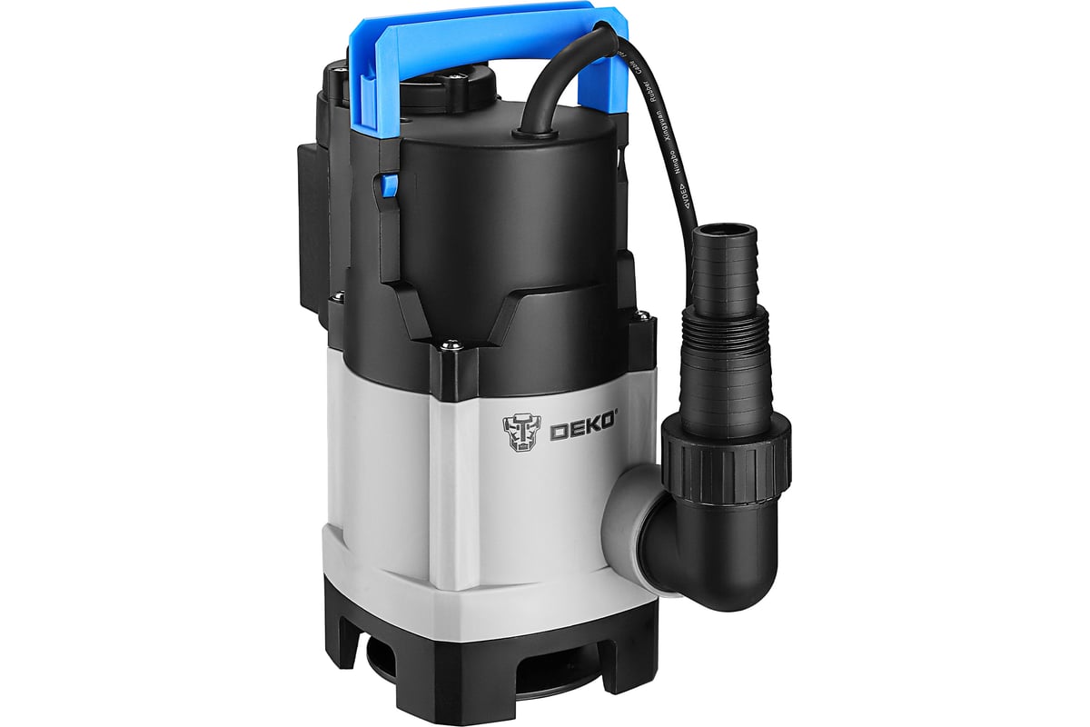 Насос дренажный DEKO DWP-600P PLUS (грязевая, 2 режима, 220В, 600Вт ...