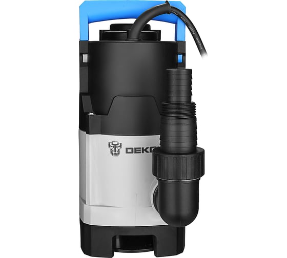 Насос дренажный DEKO DWP-600P PLUS (грязевая, 2 режима, 220В, 600Вт, пластик) 076-0540
