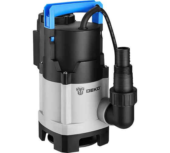 Насос дренажный DEKO DWP-600P PLUS (грязевая, 2 режима, 220В, 600Вт, пластик) 076-0540