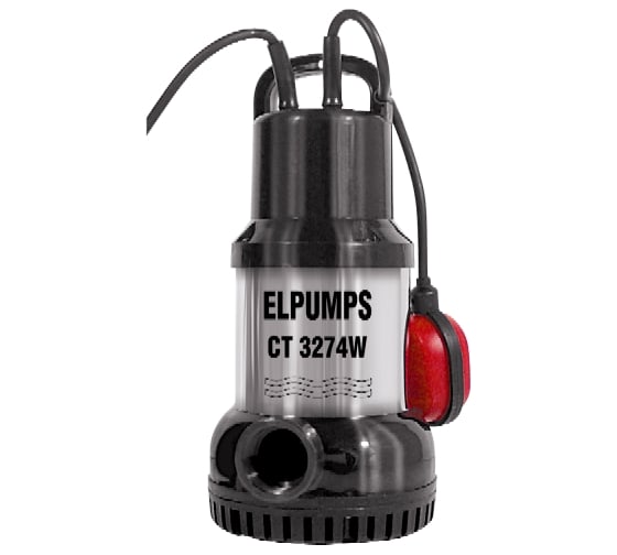 Погружной дренажный насос Elpumps CT3274W