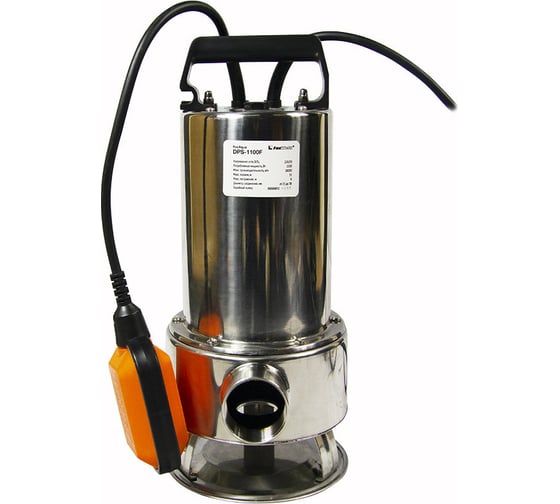 Дренажный насос FOXWELD FoxAqua DPS-1100F 6585 1