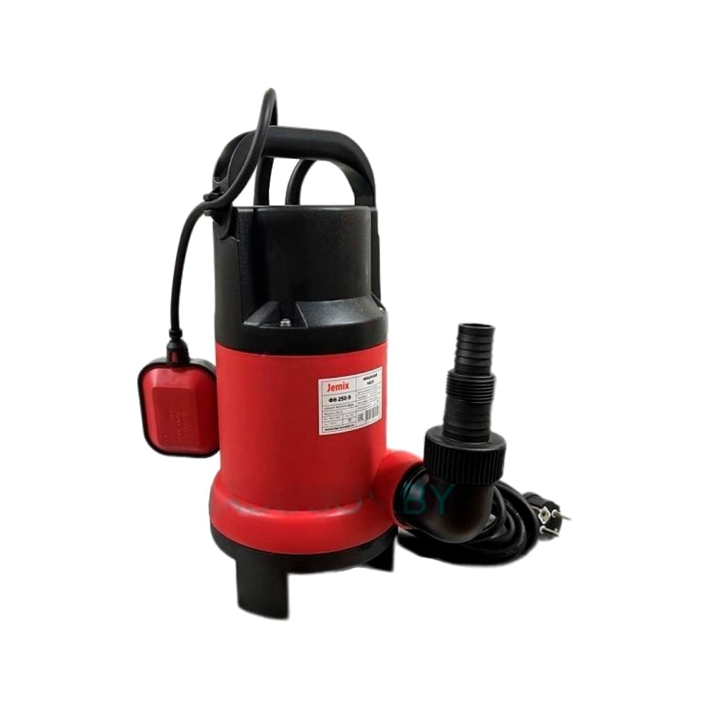 Насос фекальный JEMIX ФН-250-9 900 Вт, корпус пластик, макс. подъем 9 м ...