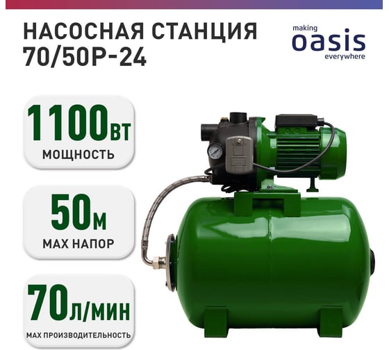 Автоматическая насосная станция OASIS ST 70/50Р – 24