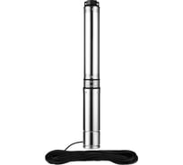 Скважинный насос Jemix Ø 3.5" 750 Вт, кабель 50 м. макс. напор 80 м, ном. напор 60 м, при 2 куб.м/ч, 12 ступеней, крыльчатка пластик, встроенное управление СН 3,5-2-60