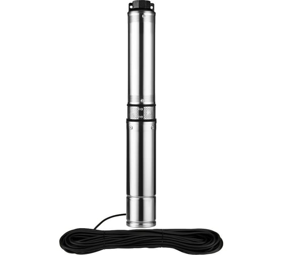 Скважинный насос Jemix Ø 4", кабель 40 м, 900 Вт, макс. напор 73 м, ном. напор 50 м, при 3 куб.м/ч, 10 степеней, крыльчатка пластик, встроенное управление СН 4-3-50 1