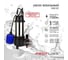 Насос фекальный PROFLINE 1100DF с ножом УТ-00048731 2
