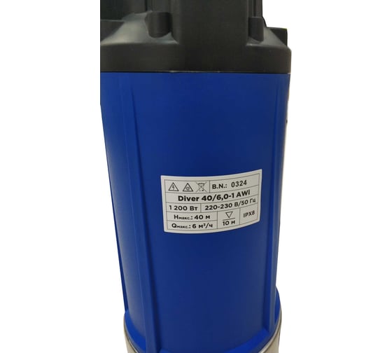 Насос погружной колодезный автоматический KROMWELL Diver 40/6,0-1 AWi