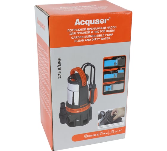 Погружной центробежный насос Acquaer RGSM-750PSW Нерж. 7.5.82
