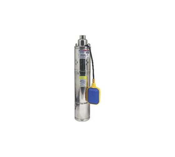 Насос скважинный винтовой Millennium 4" 370 Вт/100 м/1,9м3/час с нержавеющим корпусом с поплавком НВ495ВП(СН4105ВП)