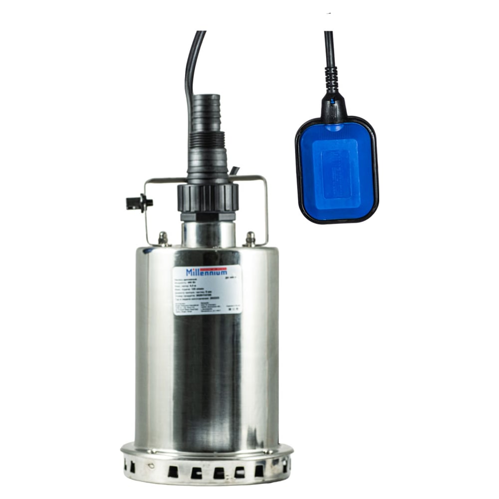 Насос дренажный Millennium 400 Вт, 6.5 м, с нержавеющим корпусом ДН ...
