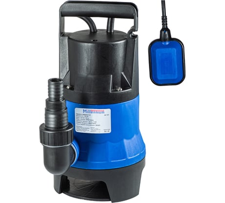Насос дренажный Millennium фекальный 400 Вт 5 м пластиковый корпус ДН 400Ф