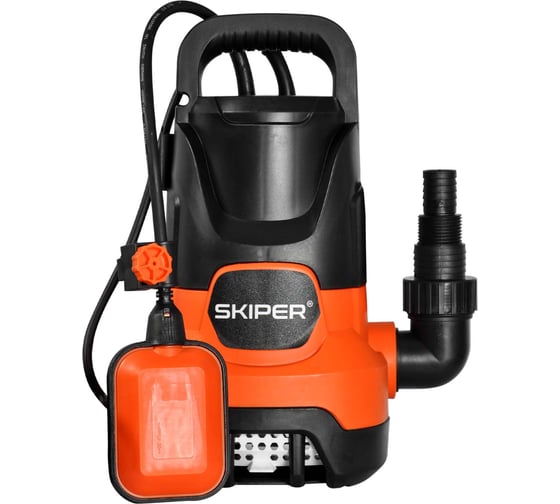 Насос погружной SKIPER SP4500 2-в-1 (750 Вт, 14000л/ч, напор 8 м, 1" или 1 1/2") 00-00021031