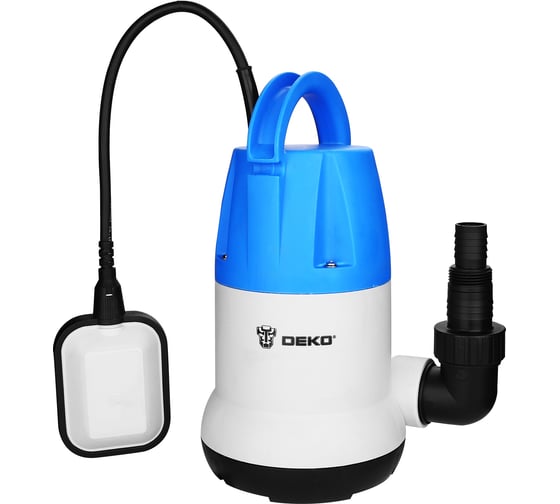 Дренажный насос DEKO CWP-550P чистая, поплавок, 220В, 550Вт, пластик 076-0518