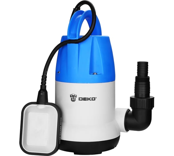 Дренажный насос DEKO CWP-550P чистая, поплавок, 220В, 550Вт, пластик 076-0518