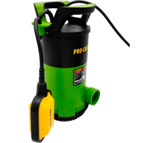 Насос дренажный PROCRAFT 750Вт, 14000л/ч PN28