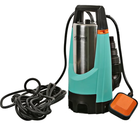 Дренажный насос 1000 Вт, част. до 35 мм, 290 л/мин, 8.5м, комб.корпус Sturm WP9712S