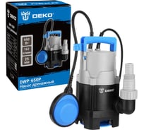 Насос дренажный DEKO DWP-650P грязевая, поплавок, 220В, 650 Вт, пластик 083-2022